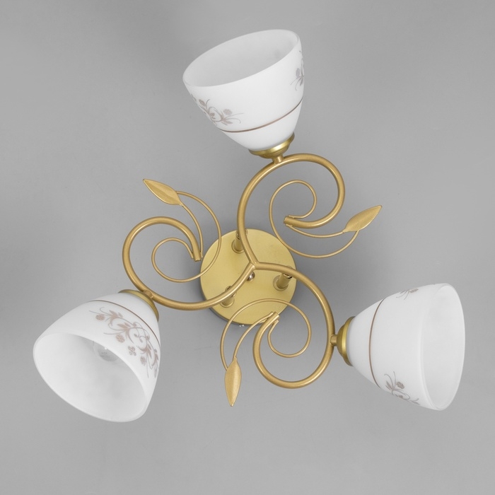 Люстра Люстра "Элора" 3хЕ27 40Вт золото 58х26 см