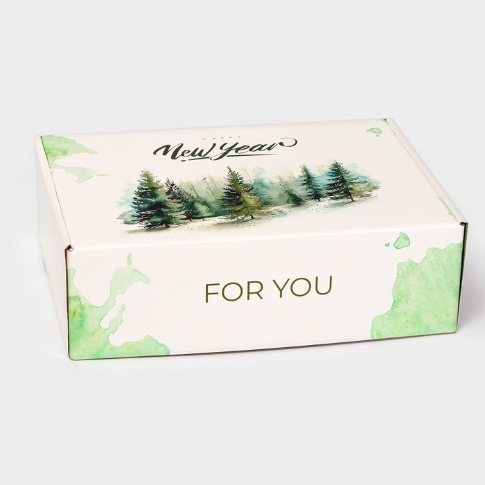 Складная коробка «Зимний лес», 30,7 × 22 × 9,5 см Складная коробка «Зимний лес», 30,7 × 22 × 9,5 см