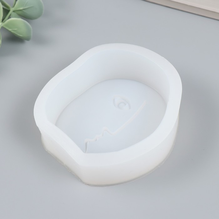 Молд силикон Молд силикон "Абстракция - круглое лицо" 9,4х8,5х3 см