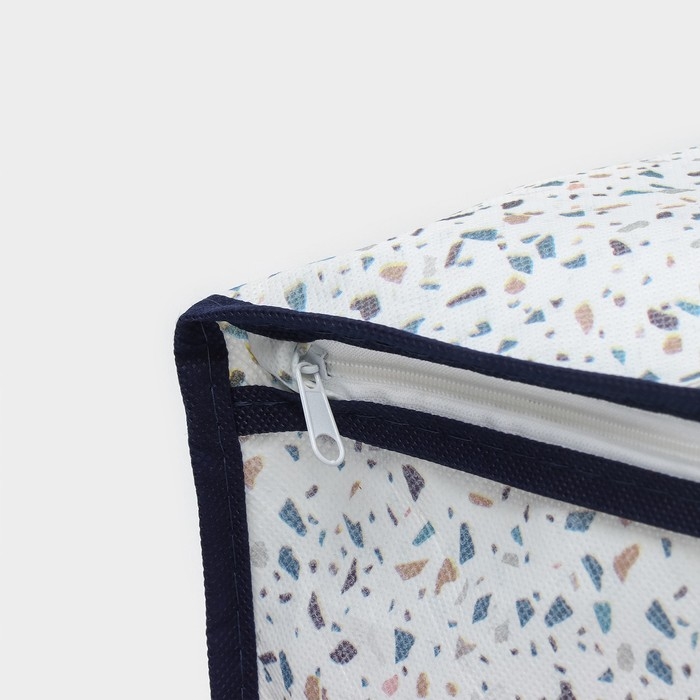 Кофр для хранения вещей Доляна «Мармелад» с ПВХ-окном, 45×30×20 см, цвет белый Кофр для хранения вещей Доляна «Мармелад» с ПВХ-окном, 45×30×20 см, цвет белый