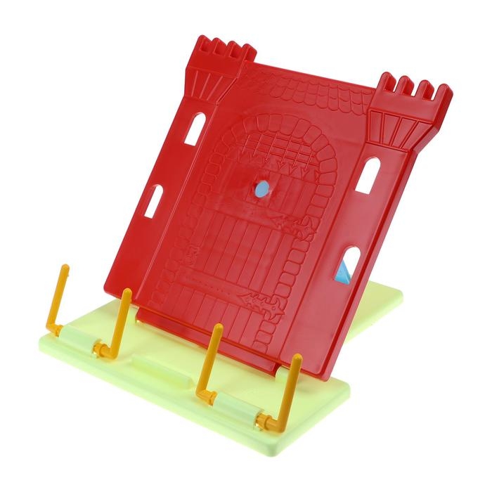 Подставка для книг пластиковая, УНИ Подставка для книг пластиковая, УНИ "Замок", МИКС