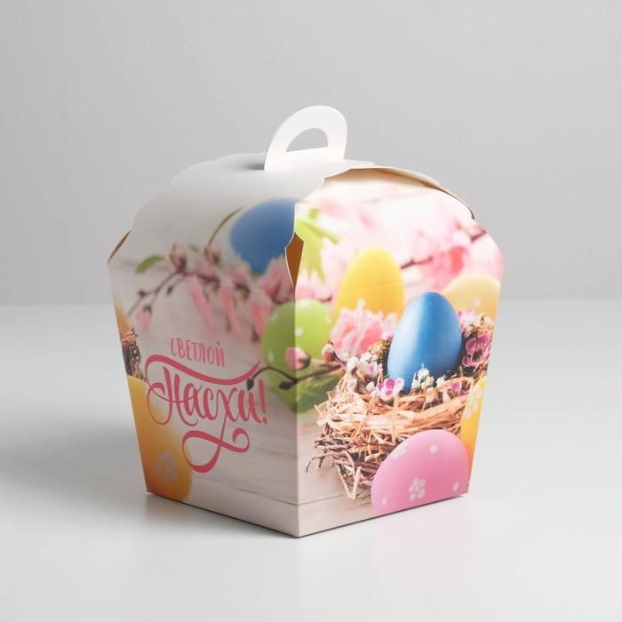 Коробка кондитерская, упаковка, «Светлой Пасхи», 17 х 17 х 26 см 4601791 Коробка кондитерская, упаковка, «Светлой Пасхи», 17 х 17 х 26 см 4601791