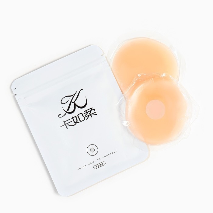 Накладки для груди, силикон, многоразовые 6,5 см Накладки для груди, силикон, многоразовые 6,5 см