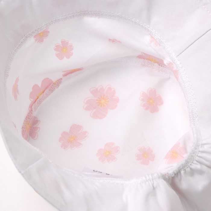 Панама детская, цвет белый, размер 50-52 Панама детская, цвет белый, размер 50-52