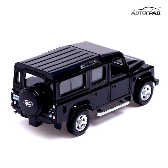 Машина металлическая LAND ROVER DEFENDER, 1:32, открываются двери, инерция, цвет чёрный Машина металлическая LAND ROVER DEFENDER, 1:32, открываются двери, инерция, цвет чёрный