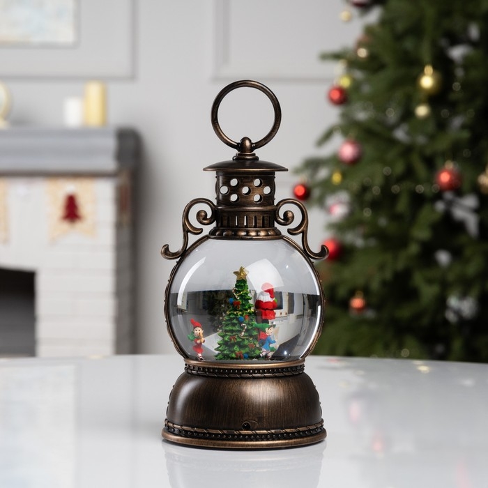 Фигура светодиодная «Сказочные гномы», 20х10.5 см, музыка, батарейки ААх3 (не в комплекте), USB, свечение тёплое белое Фигура светодиодная «Сказочные гномы», 20х10.5 см, музыка, батарейки ААх3 (не в комплекте), USB, свечение тёплое белое