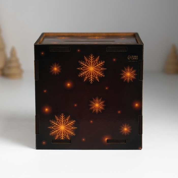 Копилка куб  Копилка куб "Змея. Благополучия" 10х10х10 см