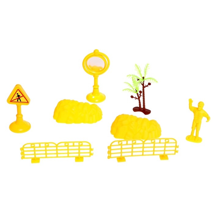 Набор игровой «Стройка», кран и спецтехника Набор игровой «Стройка», кран и спецтехника