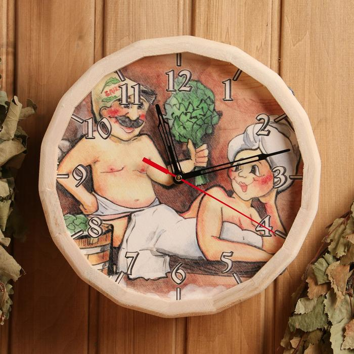 Часы банные Часы банные "№6" с рисунком