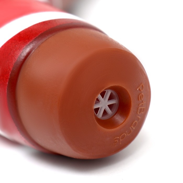 Игрушка пищащая для собак  Игрушка пищащая для собак "Новогодняя сосиска", виниловая, 18 х 5,6 х 4 см