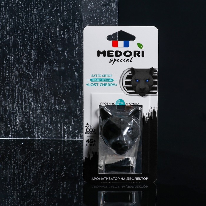 Ароматизатор на дефлектор керамический Medori Satin Shine Пантера TC-2034 Ароматизатор на дефлектор керамический Medori Satin Shine Пантера TC-2034