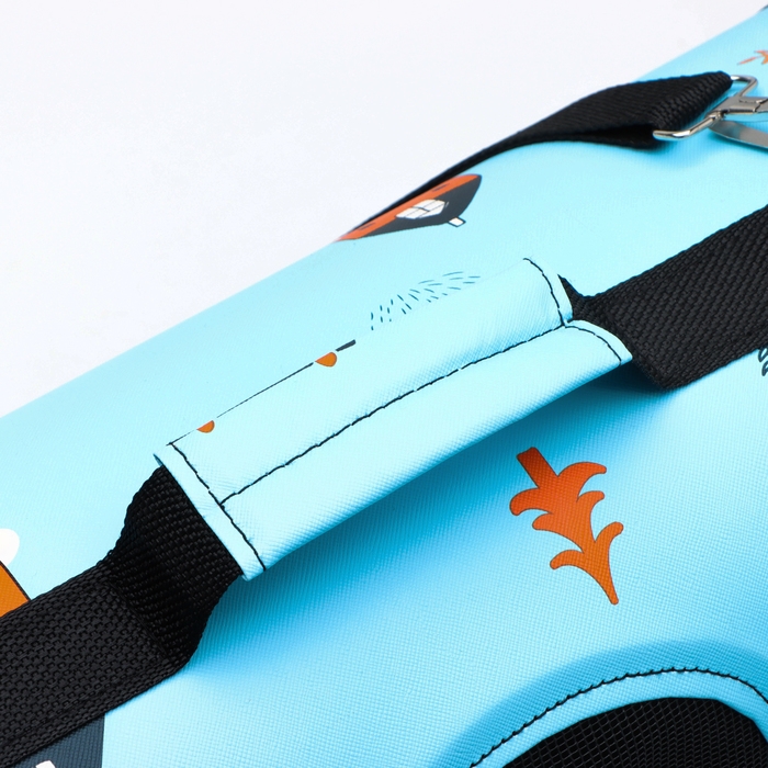 Сумка - переноска для животных  Сумка - переноска для животных "Путешественник", голубая, размер L, 53 х 21 х 29 см