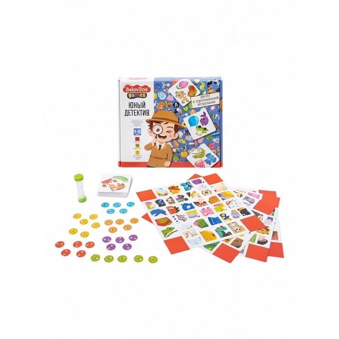 Игра настольная «Юный детектив. Дело о пропавшей игрушке» Игра настольная «Юный детектив. Дело о пропавшей игрушке»