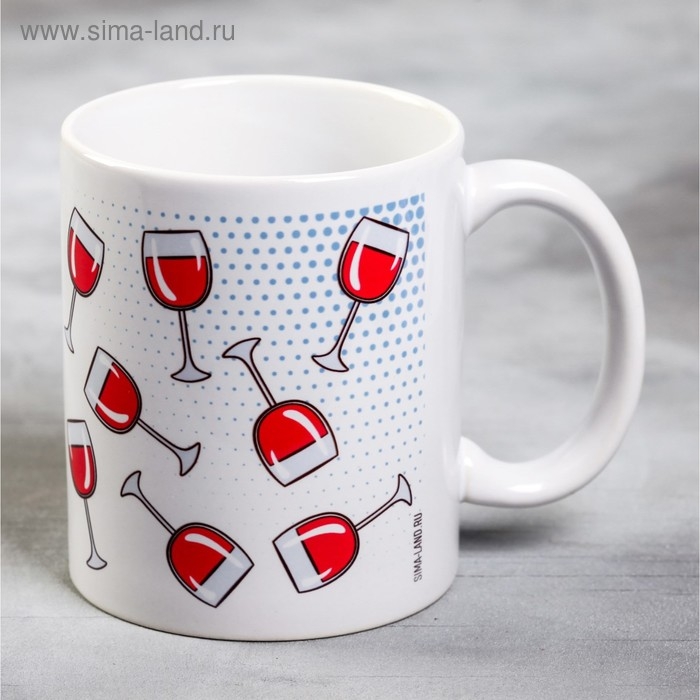 Кружка «Я испытываю острое чувство вина», 300 мл Кружка «Я испытываю острое чувство вина», 300 мл