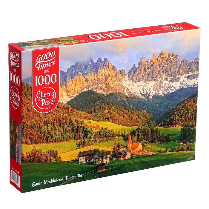Пазл «Санта-Маддалена, Доломиты», 1000 элементов Пазл «Санта-Маддалена, Доломиты», 1000 элементов