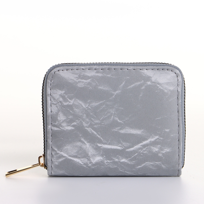 Кошелёк женский на молнии, цвет серый Кошелёк женский на молнии, цвет серый