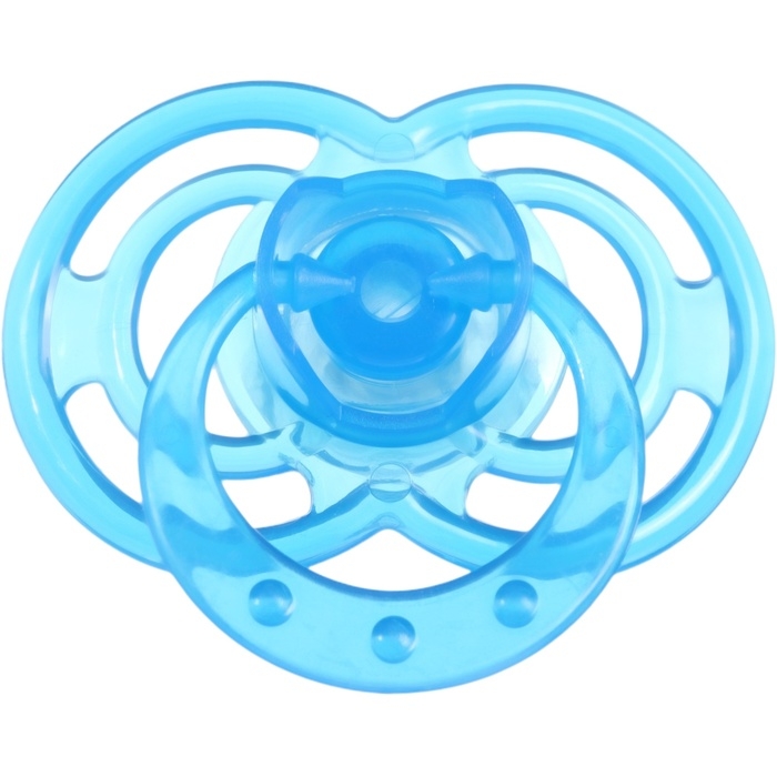 Соска - пустышка силиконовая ортодонтическая «Бантик», от 3 мес., с колпачком, цвет голубой Соска - пустышка силиконовая ортодонтическая «Бантик», от 3 мес., с колпачком, цвет голубой