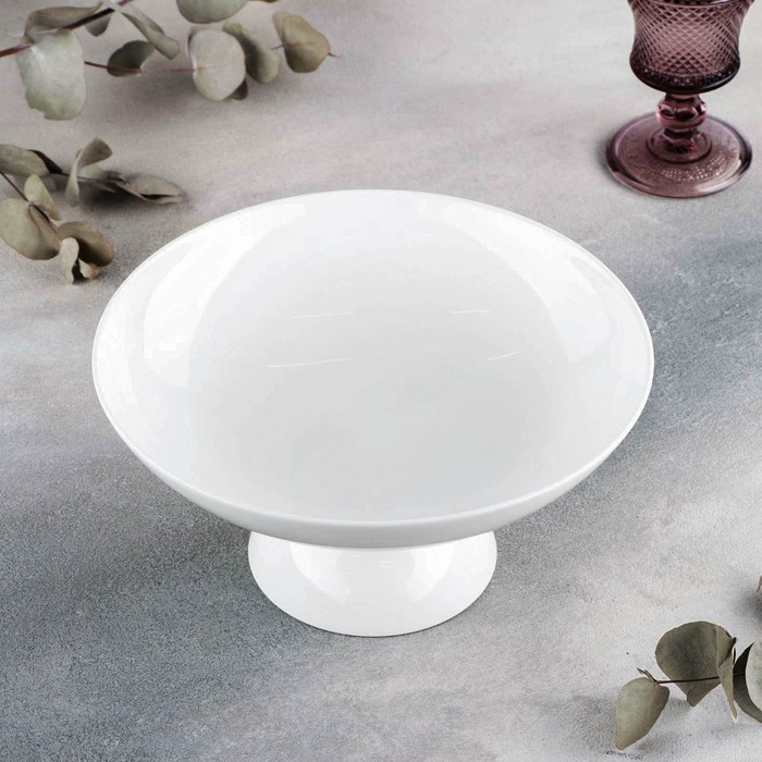 Ваза фарфоровая для фруктов Wilmax Olivia, 24×11,5 см, цвет белый Ваза фарфоровая для фруктов Wilmax Olivia, 24×11,5 см, цвет белый