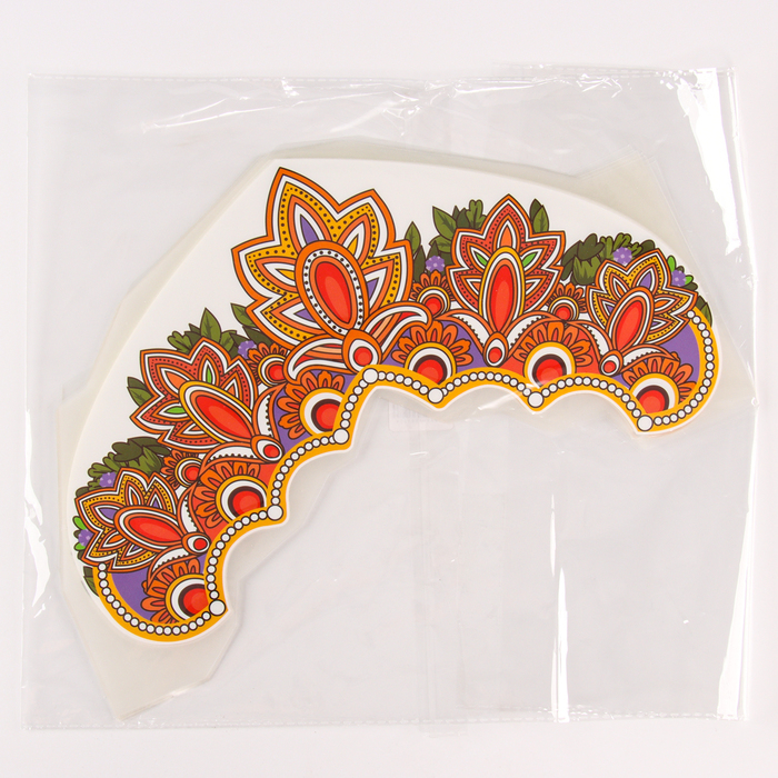 Термотрансфер «Узор с красным контуром», набор 10 шт. Термотрансфер «Узор с красным контуром», набор 10 шт.