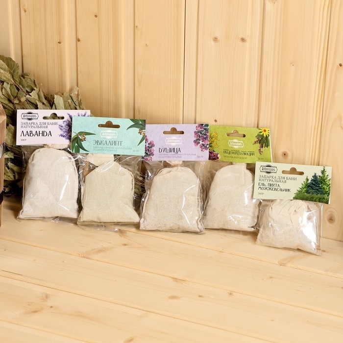 Запарка для бани Запарка для бани "Общеукрепляющий", набор 5 шт по 30 г