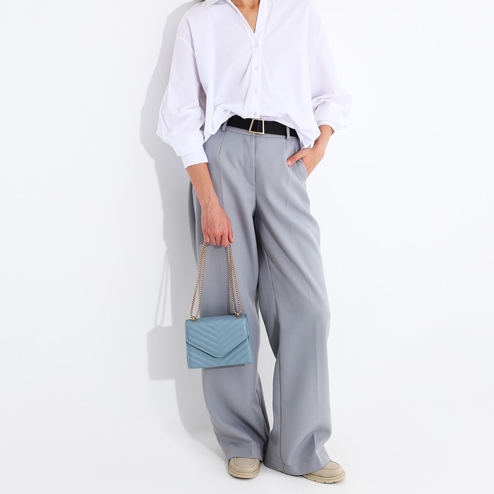 Сумка-мессенджер на магните, цвет голубой Сумка-мессенджер на магните, цвет голубой