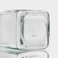 Бутылка стеклянная для соусов и масла Доляна «Классик», 500 мл, 5,5×30 см, с капельным дозатором