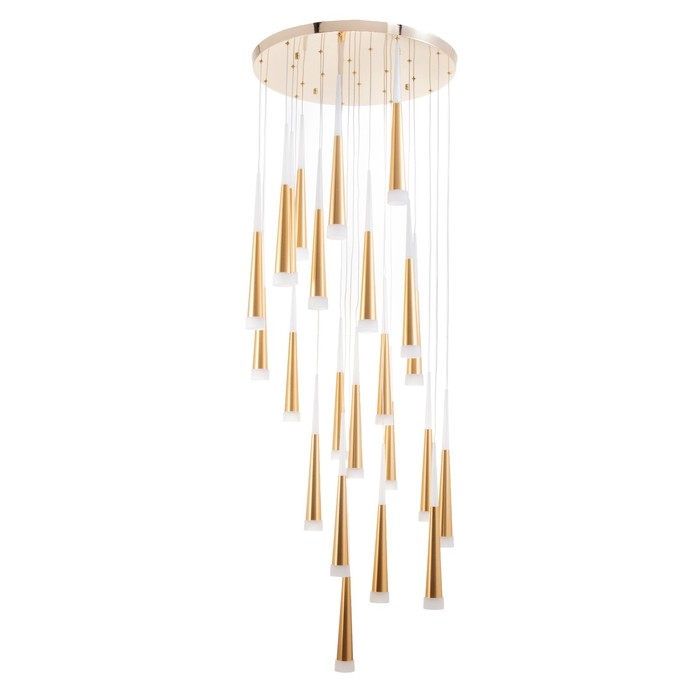 Светильник-каскад Светильник-каскад "Дрим" 24хLED 72Вт 3000K золото 60х60х300см BayerLux