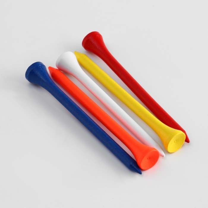 Набор подставок для гольф мяча из дерева, h-8.3 см, 10 шт Набор подставок для гольф мяча из дерева, h-8.3 см, 10 шт