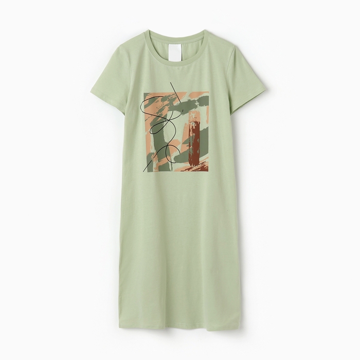 Туника женская домашняя, цвет зелёный, размер 48