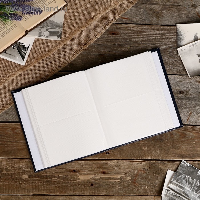 Фотоальбом Fotografia на 200 фото, 10x15 см., Фотоальбом Fotografia на 200 фото, 10x15 см., "Классика" синий