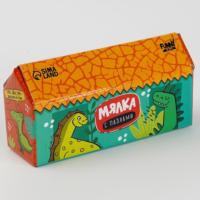 Антистресс сквиш мялка с пазлом «Динозавр» Антистресс сквиш мялка с пазлом «Динозавр»