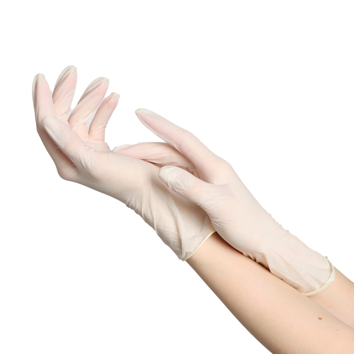 Перчатки ZKS латексные Sfera неопудр бел (с внутр полимерн покр) глад 5,4 гр, р-р L 50 пар/уп Перчатки ZKS латексные Sfera неопудр бел (с внутр полимерн покр) глад 5,4 гр, р-р L 50 пар/уп