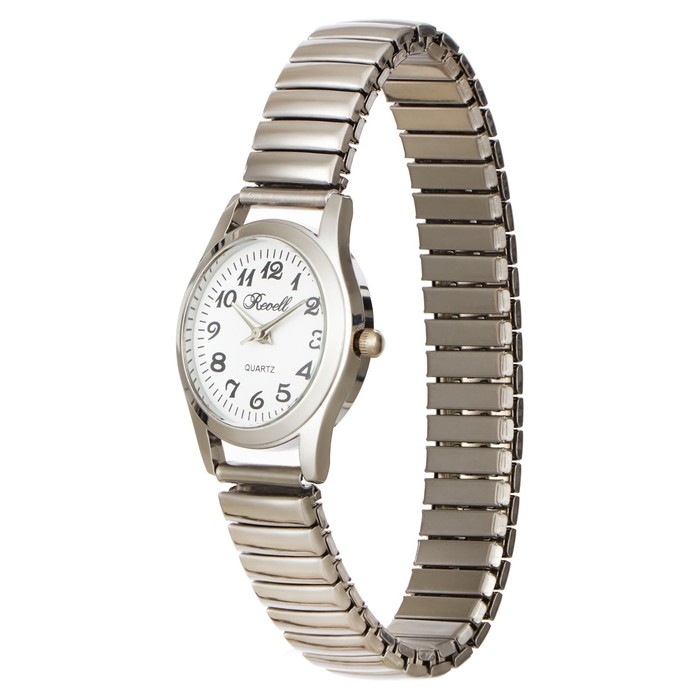 Часы наручные женские, d-2.8 см, ремешок металл, серебро Часы наручные женские, d-2.8 см, ремешок металл, серебро