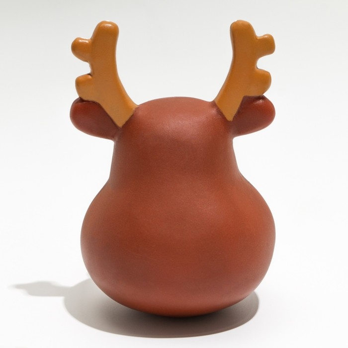 Игрушка пищащая для собак Игрушка пищащая для собак "Олень", виниловая, 10,5 х 7 см