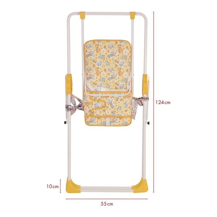 Качели детские напольные «Малыш. Фея», цвет желтый Качели детские напольные «Малыш. Фея», цвет желтый