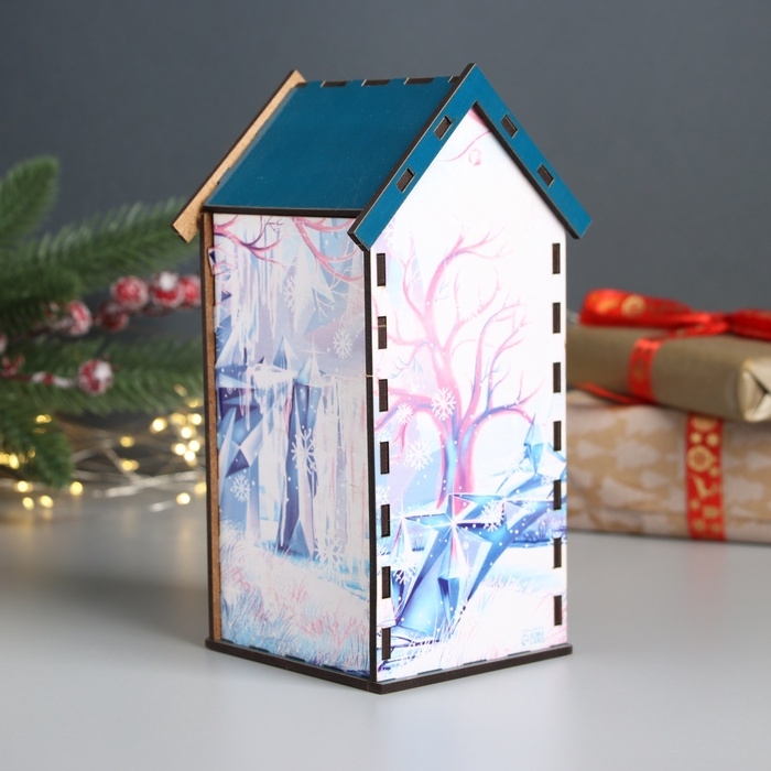 Новогодний чайный домик Новогодний чайный домик "Змея. Подарков" 20х10,5х10 см