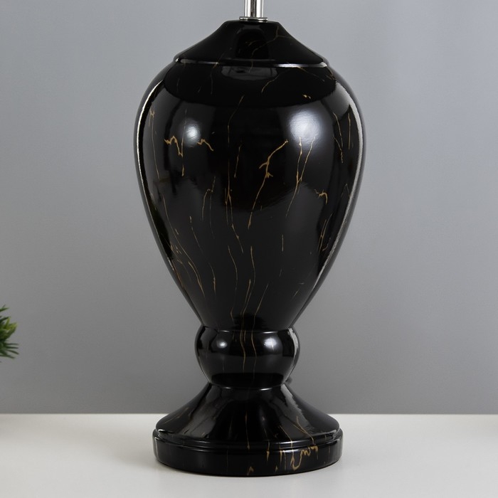 Настольная лампа Настольная лампа "Кимберли" Е27 40Вт черный 32х32х52 см RISALUX