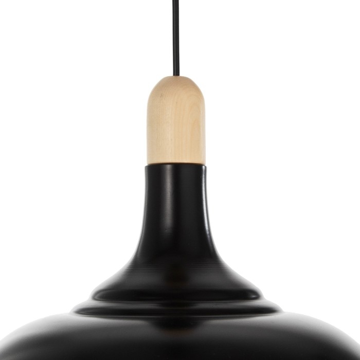 Люстра подвес Люстра подвес "Дардо" 1х40Вт Е27 черный/коричневый 38,5х38,5х70см