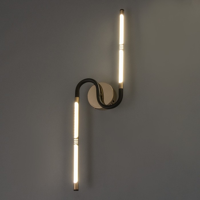 Бра "Лаен" LED 12Вт 4000К черный 65х18х5 см