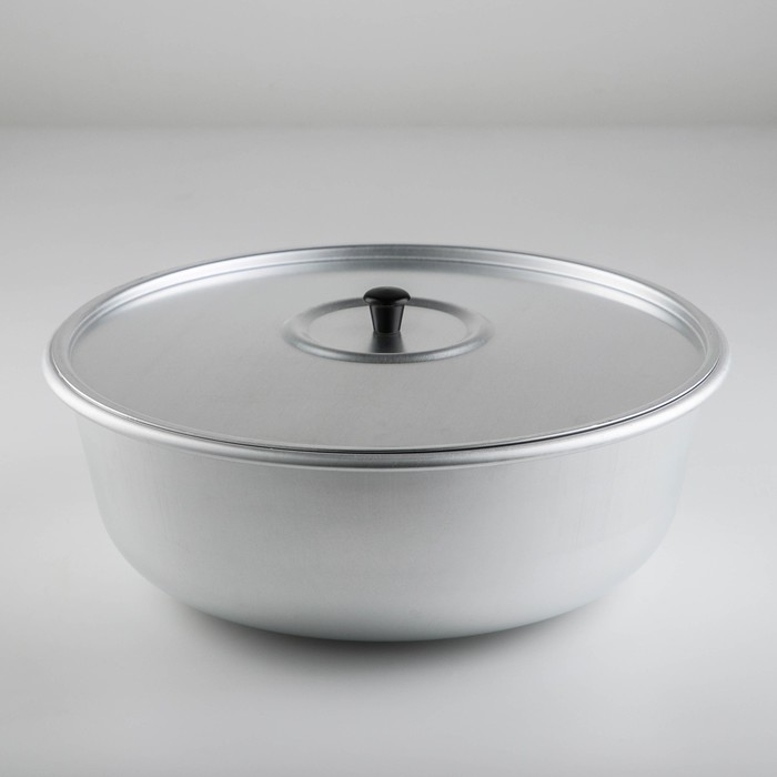Миска-тазик алюминиевая SCOVO, 7 л, d=36 см, с крышкой Миска-тазик алюминиевая SCOVO, 7 л, d=36 см, с крышкой
