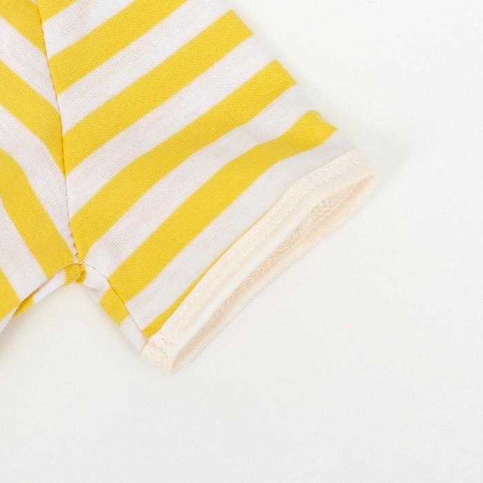 Футболка для животных, XS (ДС 21, ОГ 32 см), жёлтая Футболка для животных, XS (ДС 21, ОГ 32 см), жёлтая