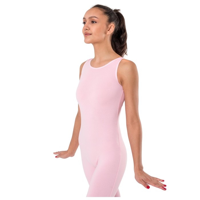 Комбинезон для гимнастики и танцев Grace Dance, р. 40, цвет розовый Комбинезон для гимнастики и танцев Grace Dance, р. 40, цвет розовый