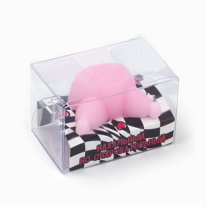 Мялка антистресс «Нахальный, но очаровательный», розовая, 4,4 х 3,5 см Мялка антистресс «Нахальный, но очаровательный», розовая, 4,4 х 3,5 см