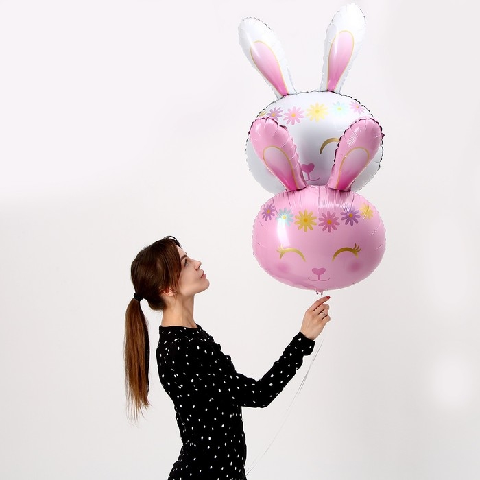 Шар фольгированный 32" &laquo;Розовый кролик&raquo;