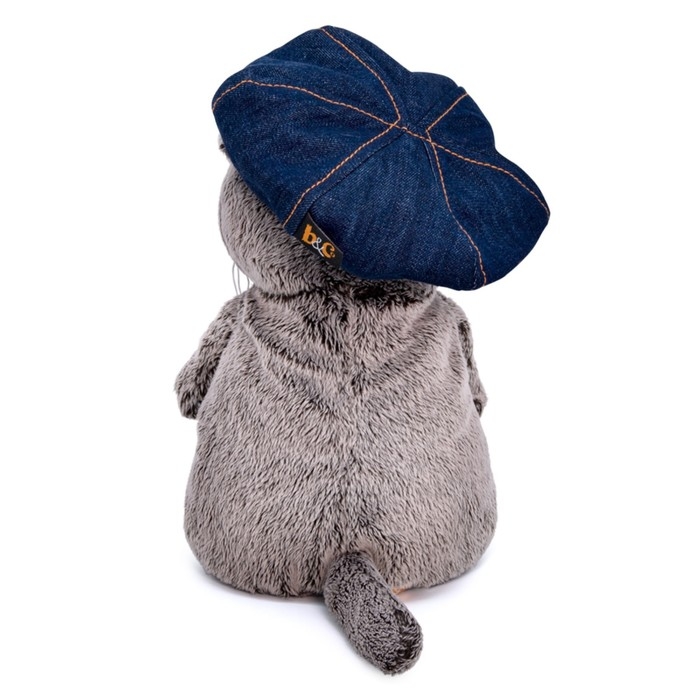 Мягкая игрушка «Басик в джинсовой кепке», 22 см Мягкая игрушка «Басик в джинсовой кепке», 22 см