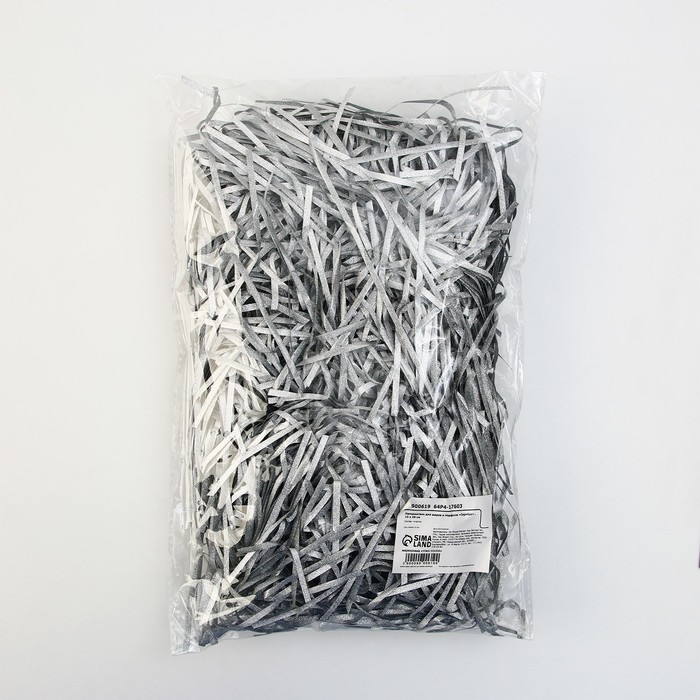 Наполнитель для шаров и подарков, упаковка, «Серебро» , 15 х 26 см Наполнитель для шаров и подарков, упаковка, «Серебро» , 15 х 26 см