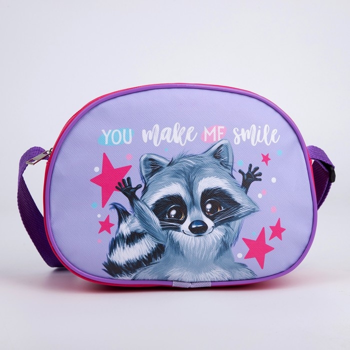 Сумка детская для девочки через плечо  Сумка детская для девочки через плечо "Енотик" 22х16 см