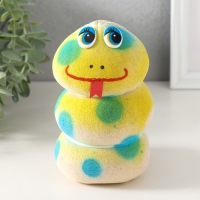 Растущий подарок травка Экоживчик "Змейка пятнистая" синяя Растущий подарок травка Экоживчик "Змейка пятнистая" синяя