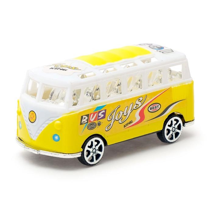 Автобус инерционный, цвета МИКС Автобус инерционный, цвета МИКС