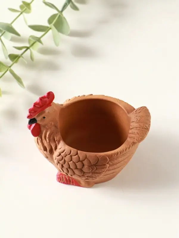 Подставка для мелочей &laquo;Курица&raquo; 8&times;9&times;6 см, мультиколор, гипс